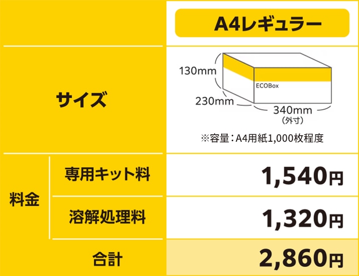 A4レギュラー