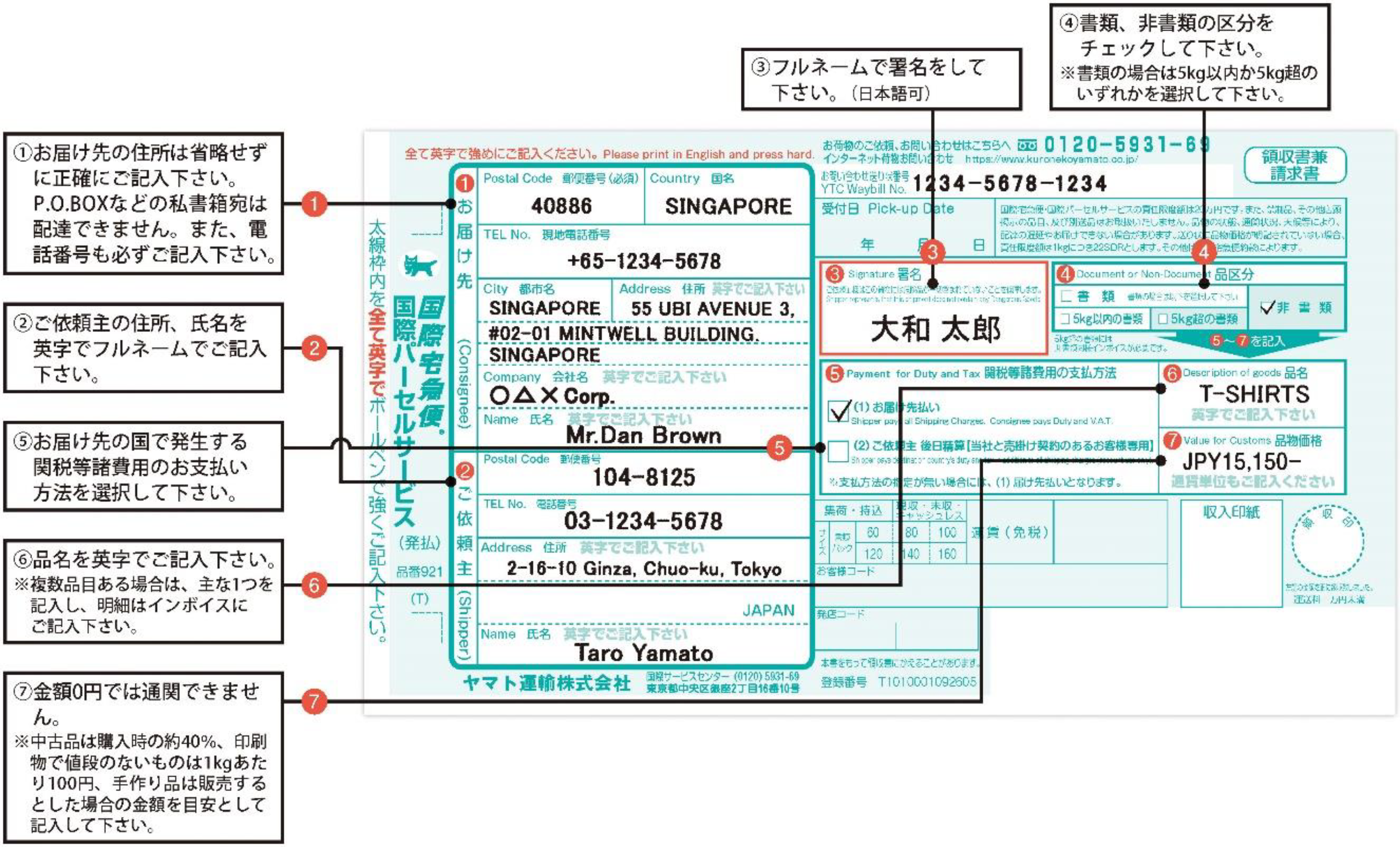 国際宅急便 | ヤマト運輸