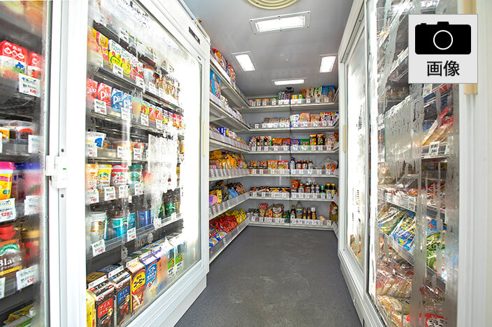 移動販売専用車（内観）