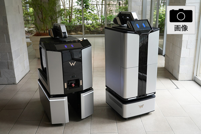 配送ロボット置き撮り