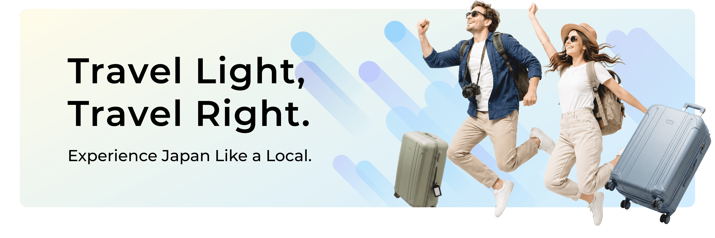 Travel Light, Travel Right. Experience Japan Like a Local.