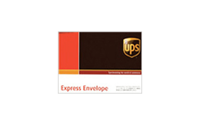 UPS Envelope (厚紙板制造)