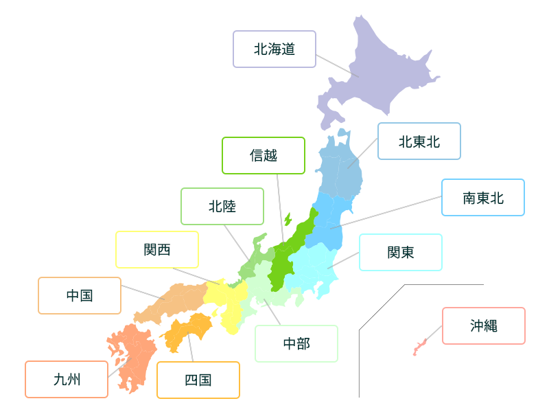 都道府県地図